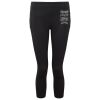 Women's TriDri® recycled performance leggings 3/4 length Thumbnail