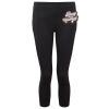 Women's TriDri® recycled performance leggings 3/4 length Thumbnail