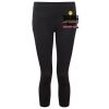 Women's TriDri® recycled performance leggings 3/4 length Thumbnail