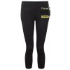 Women's TriDri® recycled performance leggings 3/4 length Thumbnail