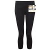 Women's TriDri® recycled performance leggings 3/4 length Thumbnail