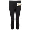 Women's TriDri® recycled performance leggings 3/4 length Thumbnail