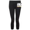 Women's TriDri® recycled performance leggings 3/4 length Thumbnail