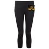 Women's TriDri® recycled performance leggings 3/4 length Thumbnail