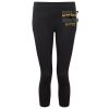 Women's TriDri® recycled performance leggings 3/4 length Thumbnail