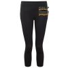 Women's TriDri® recycled performance leggings 3/4 length Thumbnail