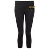 Women's TriDri® recycled performance leggings 3/4 length Thumbnail