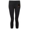 Women's TriDri® recycled performance leggings 3/4 length Thumbnail