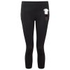 Women's TriDri® recycled performance leggings 3/4 length Thumbnail