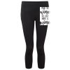 Women's TriDri® recycled performance leggings 3/4 length Thumbnail