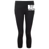 Women's TriDri® recycled performance leggings 3/4 length Thumbnail