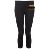 Women's TriDri® recycled performance leggings 3/4 length Thumbnail