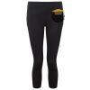 Women's TriDri® recycled performance leggings 3/4 length Thumbnail
