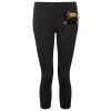 Women's TriDri® recycled performance leggings 3/4 length Thumbnail
