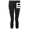 Women's TriDri® recycled performance leggings 3/4 length Thumbnail