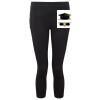 Women's TriDri® recycled performance leggings 3/4 length Thumbnail