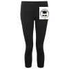 Women's TriDri® recycled performance leggings 3/4 length Thumbnail