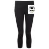 Women's TriDri® recycled performance leggings 3/4 length Thumbnail