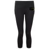 Women's TriDri® recycled performance leggings 3/4 length Thumbnail