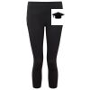 Women's TriDri® recycled performance leggings 3/4 length Thumbnail
