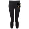 Women's TriDri® recycled performance leggings 3/4 length Thumbnail