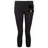 Women's TriDri® recycled performance leggings 3/4 length Thumbnail