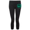 Women's TriDri® recycled performance leggings 3/4 length Thumbnail