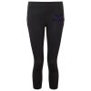 Women's TriDri® recycled performance leggings 3/4 length Thumbnail