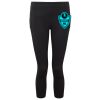 Women's TriDri® recycled performance leggings 3/4 length Thumbnail