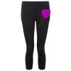 Women's TriDri® recycled performance leggings 3/4 length Thumbnail