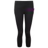 Women's TriDri® recycled performance leggings 3/4 length Thumbnail