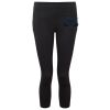 Women's TriDri® recycled performance leggings 3/4 length Thumbnail