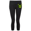 Women's TriDri® recycled performance leggings 3/4 length Thumbnail
