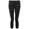Women's TriDri® recycled performance leggings 3/4 length Thumbnail