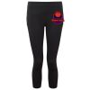Women's TriDri® recycled performance leggings 3/4 length Thumbnail