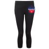 Women's TriDri® recycled performance leggings 3/4 length Thumbnail