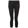Women's TriDri® recycled performance leggings 3/4 length Thumbnail