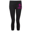 Women's TriDri® recycled performance leggings 3/4 length Thumbnail
