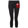 Women's TriDri® recycled performance leggings 3/4 length Thumbnail