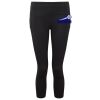 Women's TriDri® recycled performance leggings 3/4 length Thumbnail