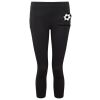 Women's TriDri® recycled performance leggings 3/4 length Thumbnail