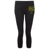 Women's TriDri® recycled performance leggings 3/4 length Thumbnail