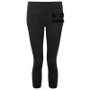 Women's TriDri® recycled performance leggings 3/4 length Thumbnail